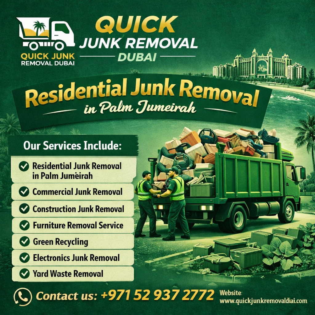 Residential Junk Removal in Palm Jumeirah