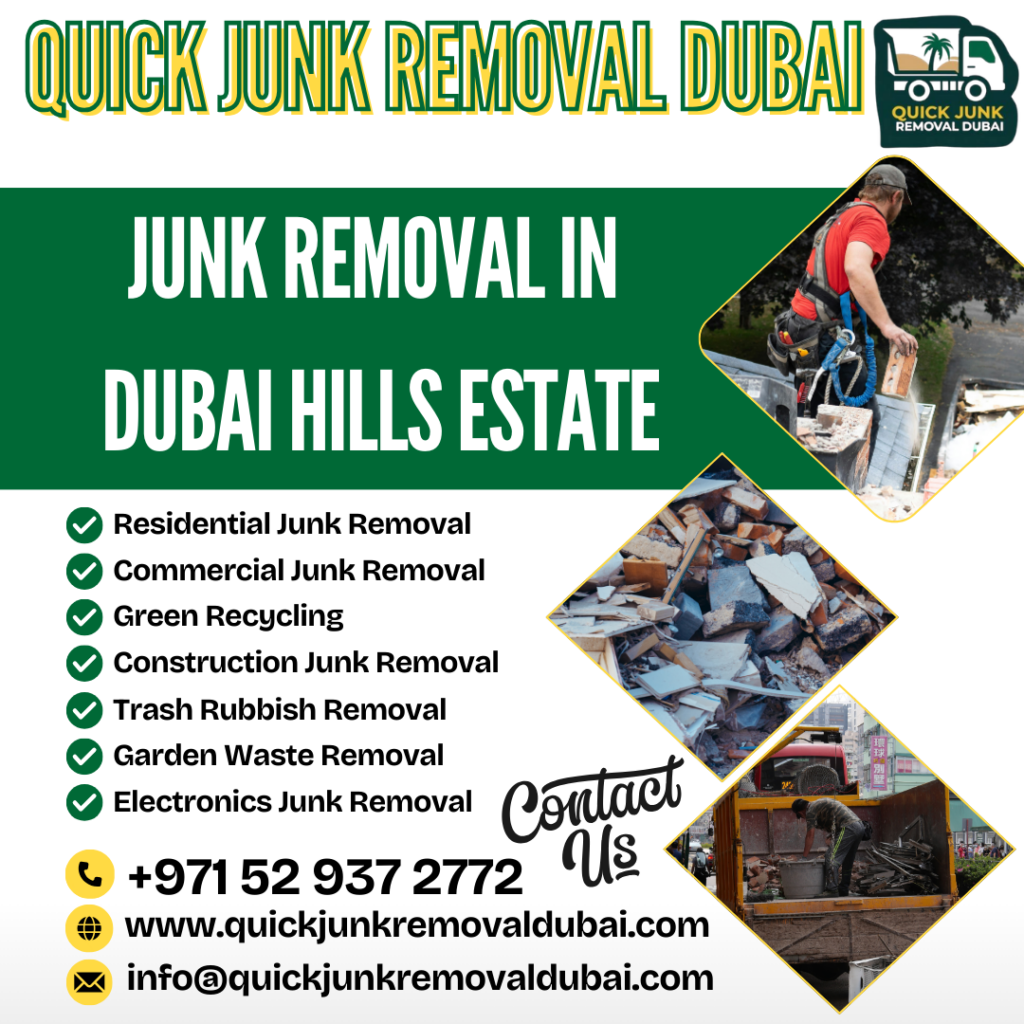 Junk Removal in Dubai Hills Estate