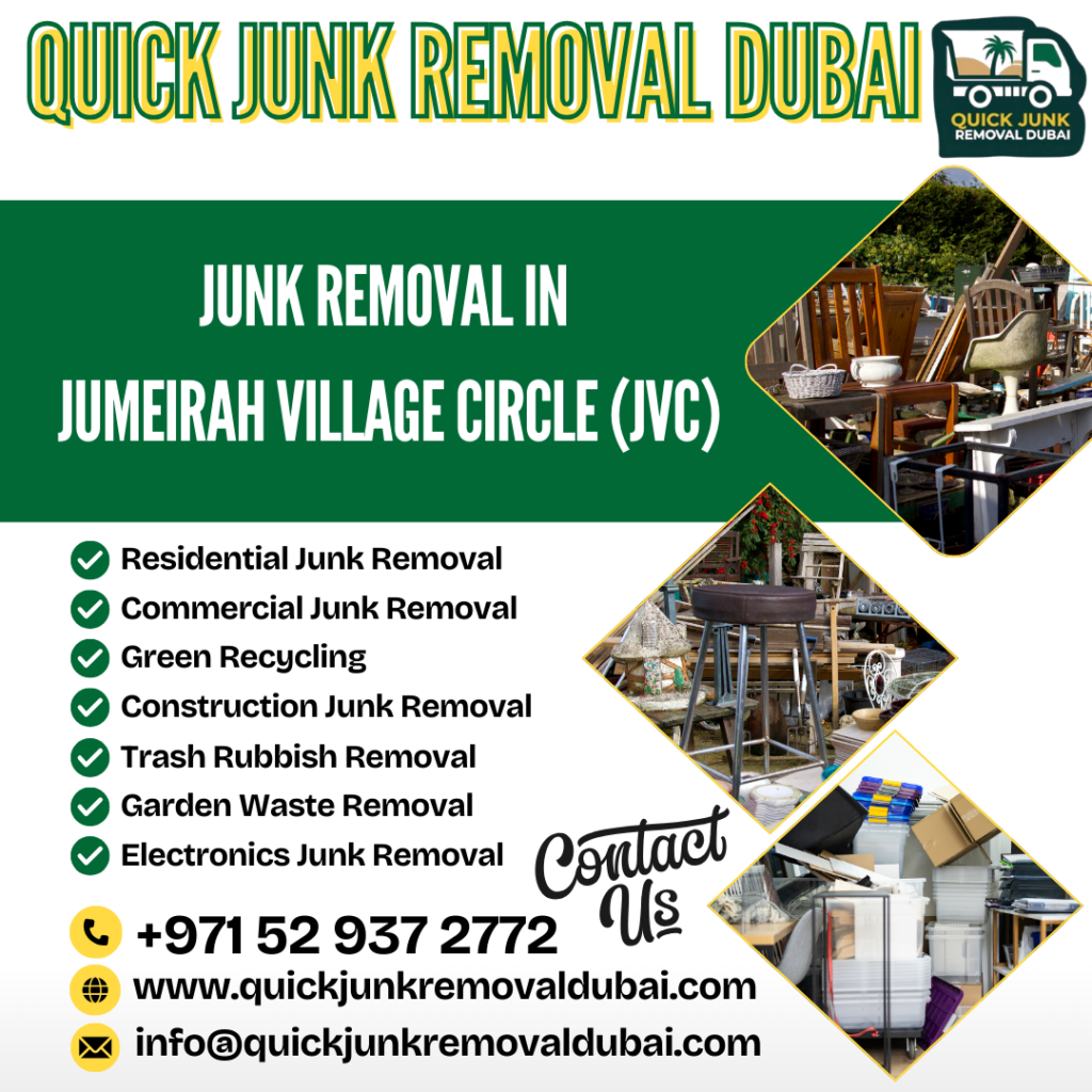 Junk Removal in Jumeirah Village Circle (JVC)