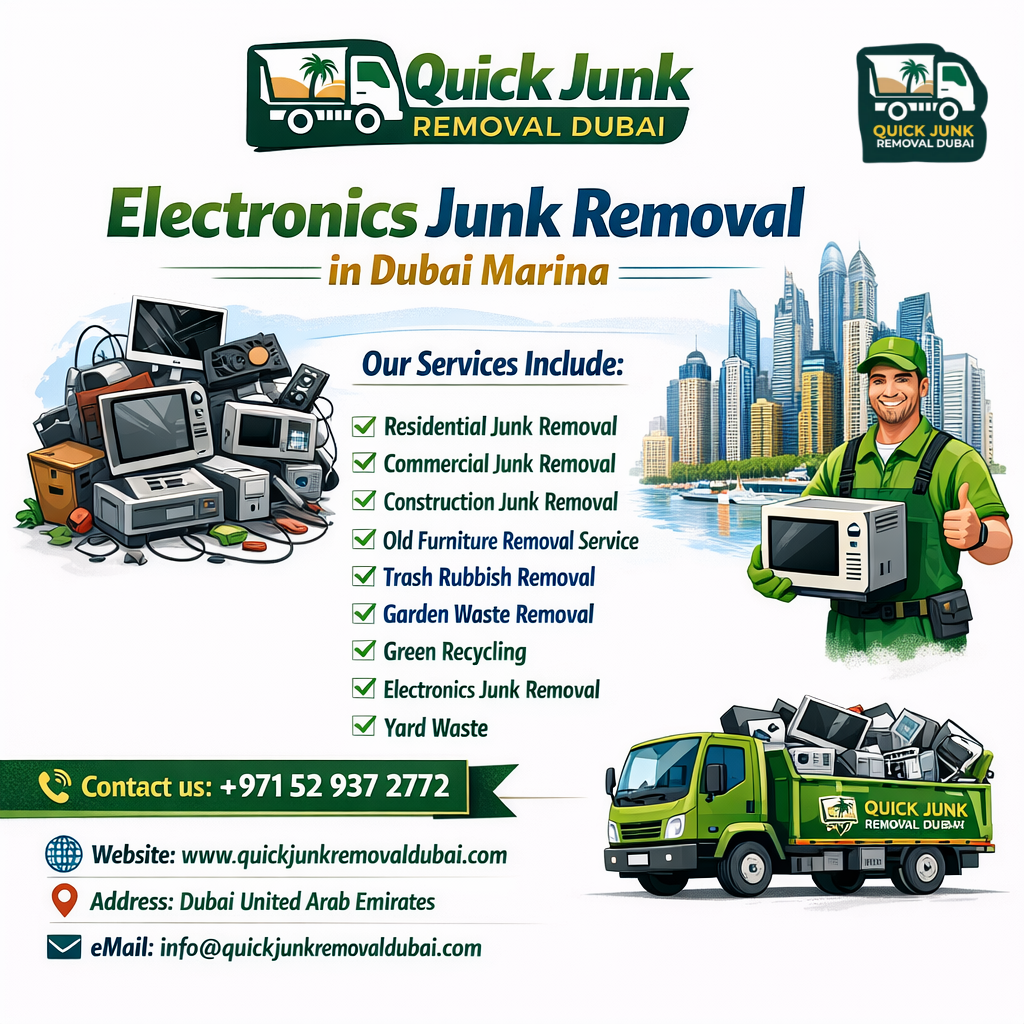 Electronics Junk Removal in Dubai Marina