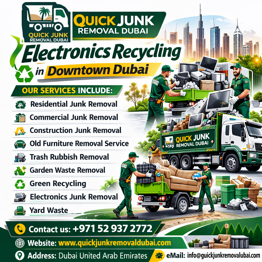 Electronics Recycling in Downtown Dubai