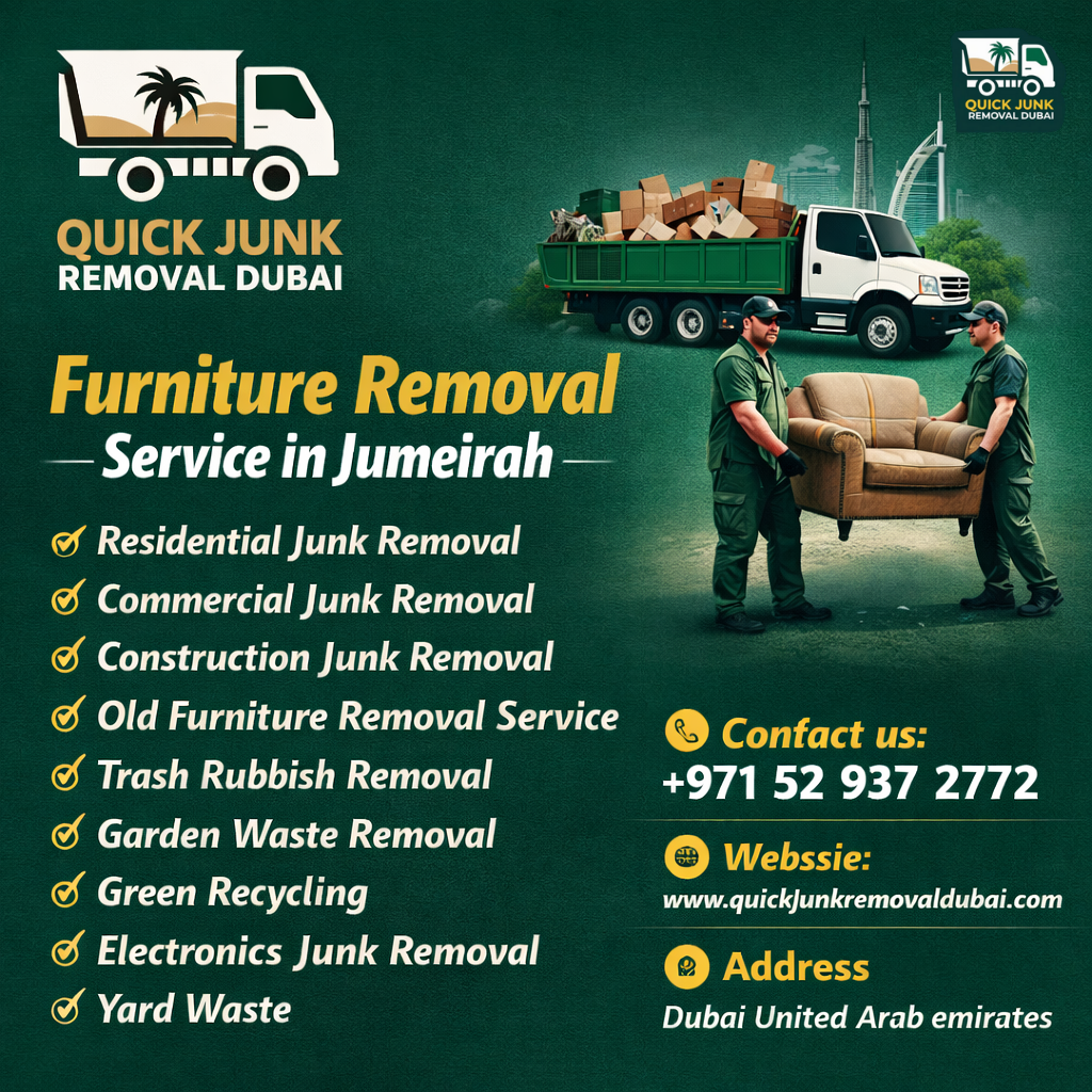 Furniture Removal Service in Jumeirah