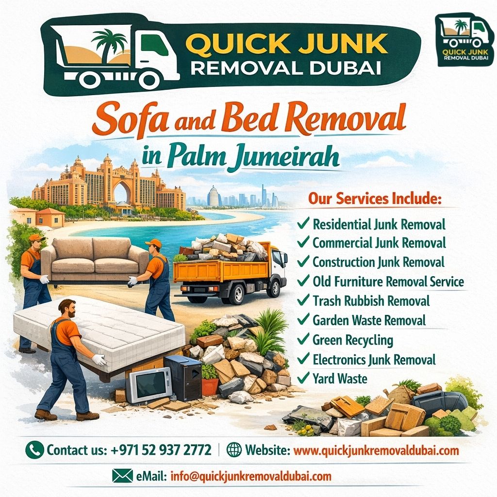 Sofa and Bed Removal in Palm Jumeirah