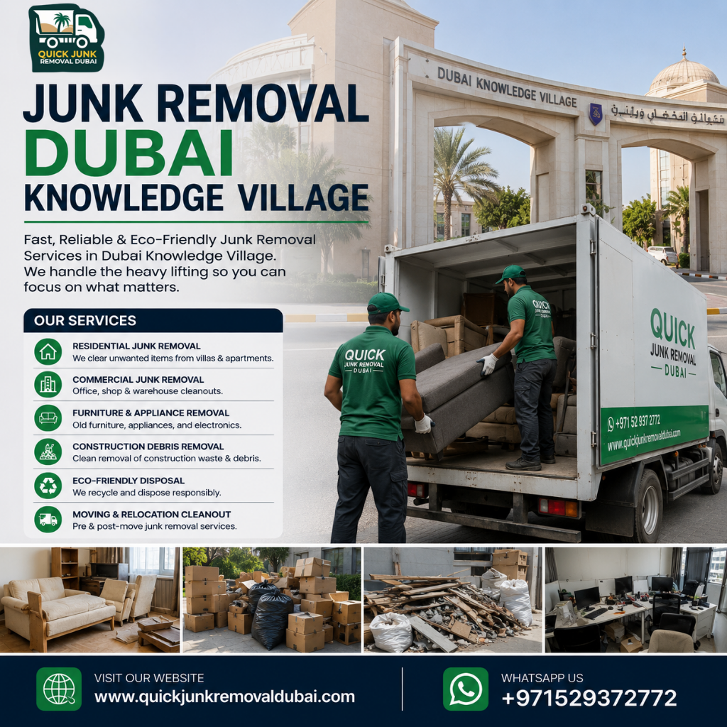 Junk Removal Dubai Knowledge Village